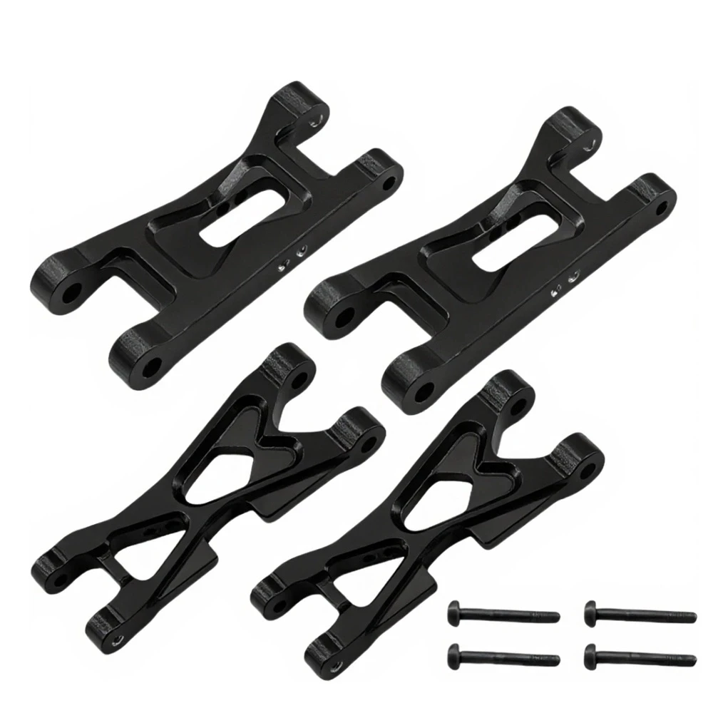 Front Rear Suspension Arms Set Meta Aluminum For Losi Micro B And Losi Micro T Upgrades Parts 1/24 Accessories Rc