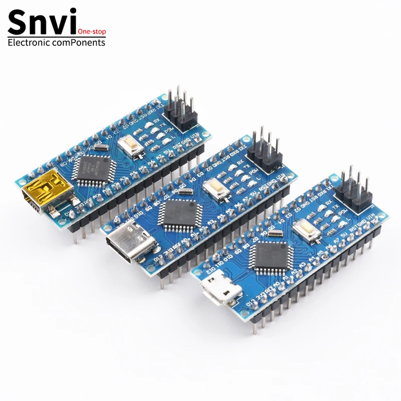 Mini / Type-C / Micro USB Nano 3.0 With the bootloader compatible Nano controller for arduino CH340 USB driver 16Mhz ATMEGA328P