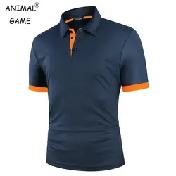 Polo coreano de manga corta antiarrugas para hombre, camiseta informal de Color de contraste, ropa de calle de moda, Top transpirable 5XL