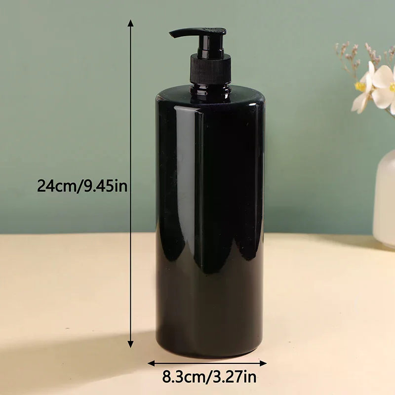 1 Stuks 1000 Ml Zeepdispenser Voor Badkamer Grote Capaciteit Shampoo Douchegel Flessen Hervulbare Lotion Vloeibare Opslag container   ﻿