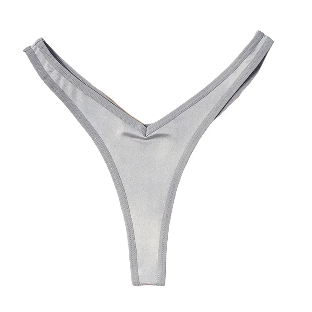 Ladies V Waist Sexy Sports Thongs Panties Women Breathable G-string Knickers Crotch Low Waist Underwear T Pants Comfortable