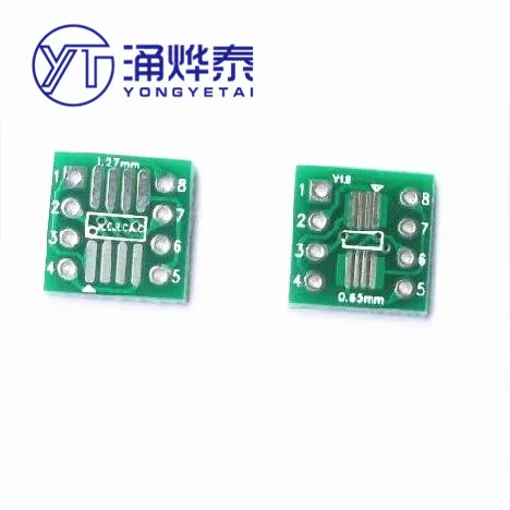 YYT Adapter board SOP8 SSOP8 TSSOP8 1.27mm/0.65mm patch to in-line DIP patch to in-line conversion board