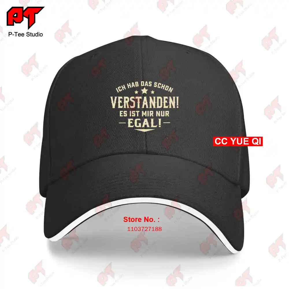 Divertente Gia Capito Aber Es E Me Egal Baseball Caps Truck Cap 509S