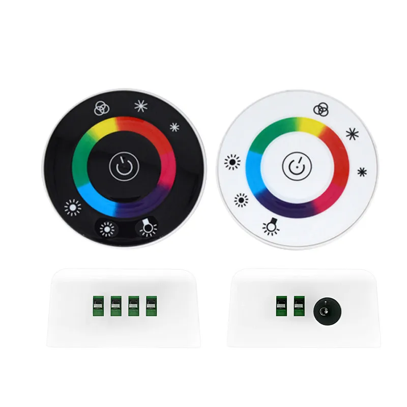 LED controller, full touch wireless remote control, round ball, RGB light strip, lamp, colorful dimming, color box packaging