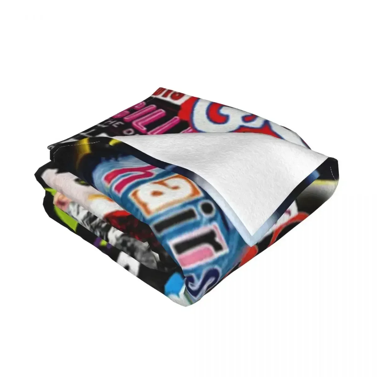 Broadway Musical Collage Throw Blanket For Sofa Thin For Decorative Sofa Sofa christmas gifts Blankets