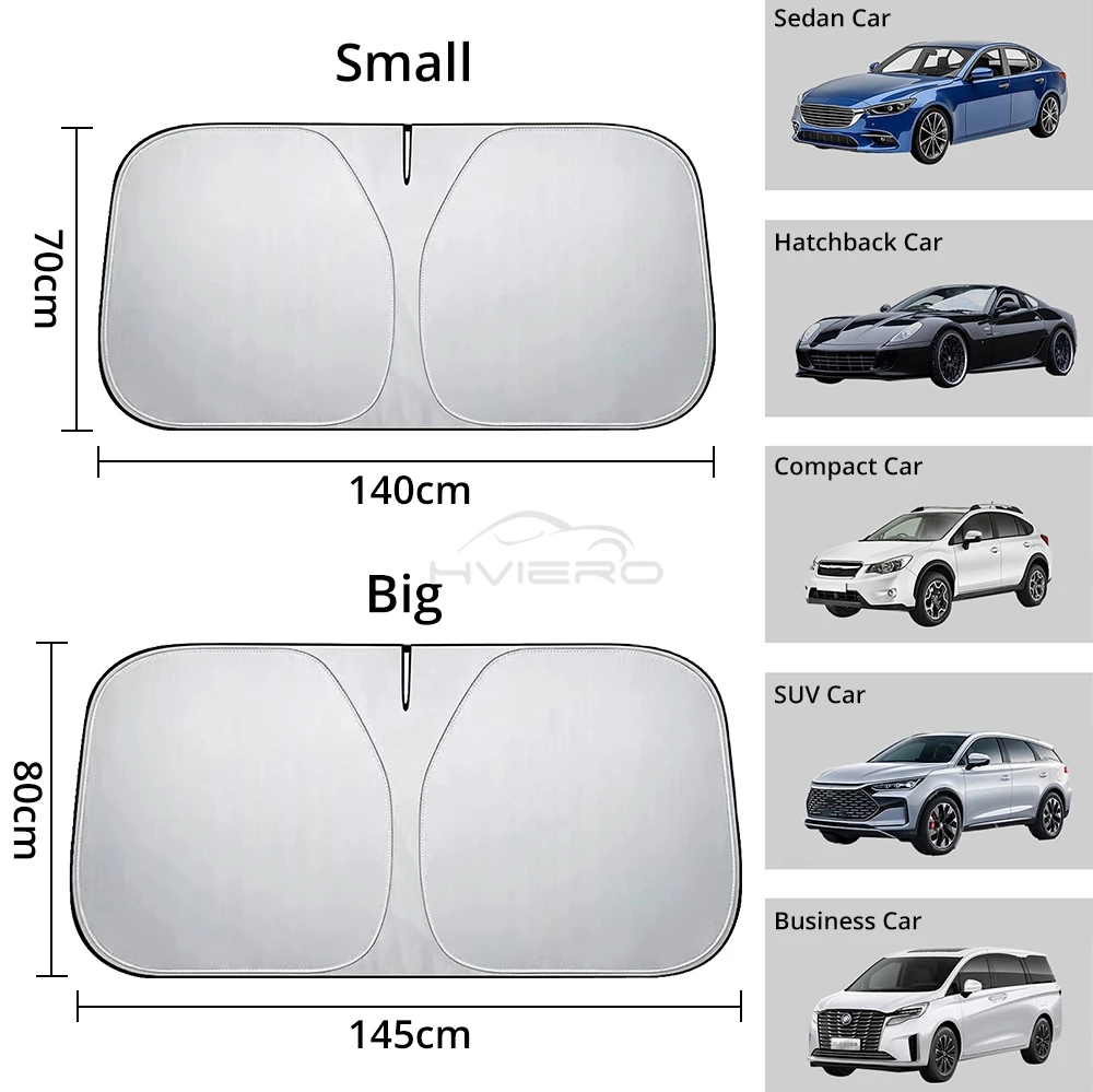Protector solar de cristal para parabrisas delantero de coche, paraguas aislante, parasol Solar para ventana, bloques de parasol para coche, cubierta protectora reflectora UV