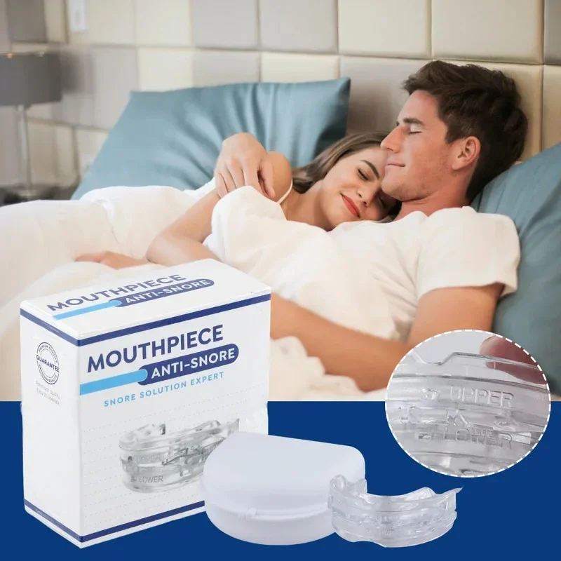 Adjustable Anti Snoring Mouth Guard Stop Snoring Mouthpiece Bruxism Sleep Aid Alleviate Sleep Improve Breathing For Men Women