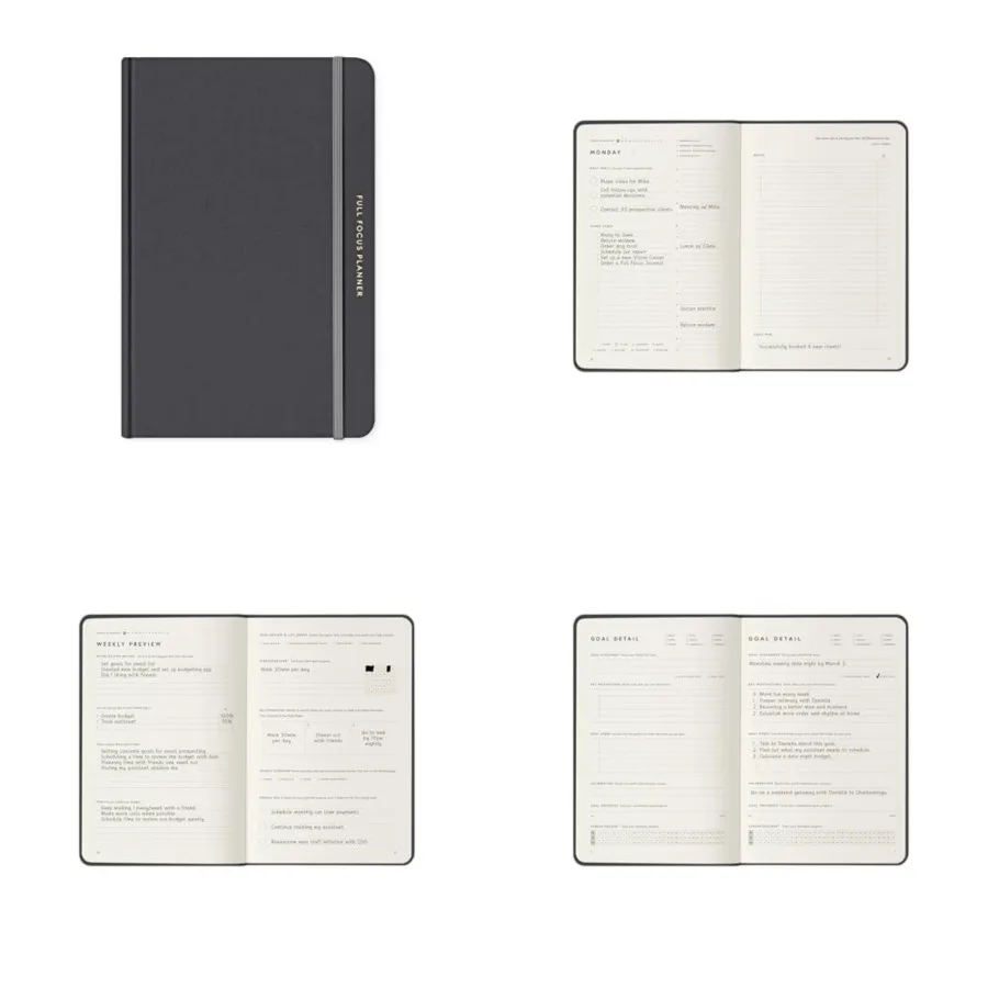 

Gray Linen Planner by Michael Hyatt - The 1 Daily Planner to Increase Focus, Eliminate Overwhelm, and Achieve Your Biggest Goal