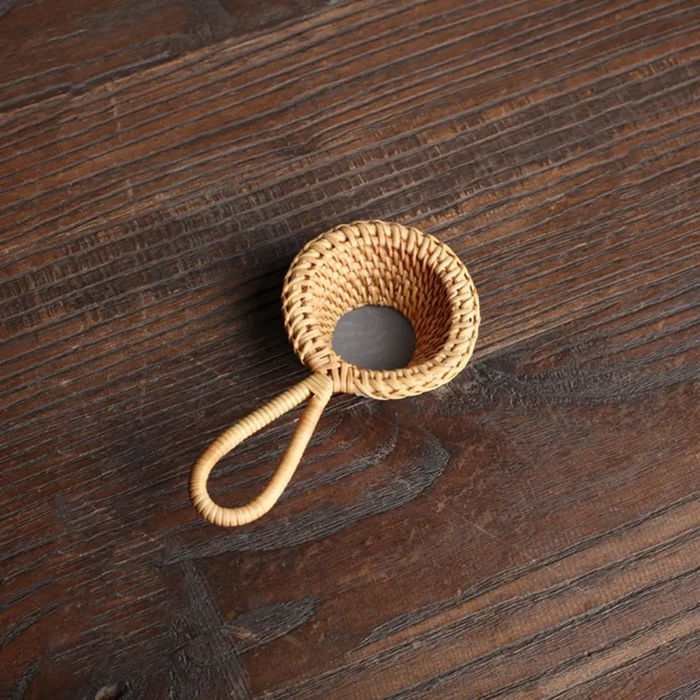 Easy To Clean High Temperature Resistance Practicality Retro Bamboo Tea Strainer Handmade Tea Leak Tea Leak Tea Set