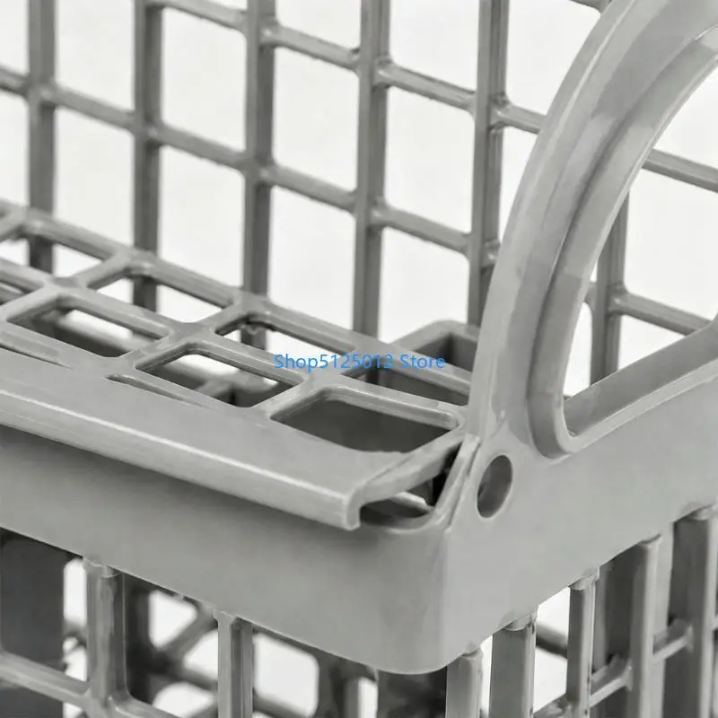 G8TC Covered Cutlery Basket with Separate Sections for Dishwasher Cycles