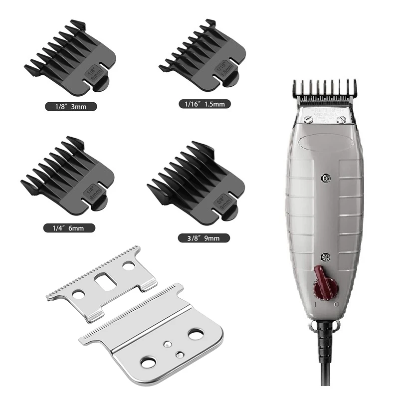 Replacement T Blades & Combs Compatible with Andis T-Outliner G, GO, GTO, GTX, Headliner LS2, LS3 Replacement Accessories Head