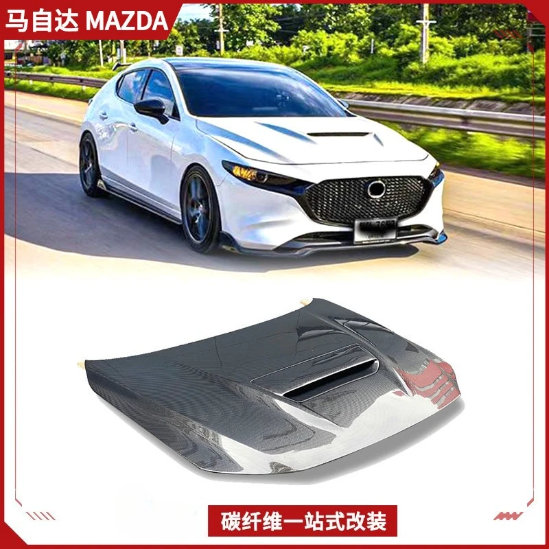 

Suitable For Mazda 3 Axela Carbon Fiber Retrofit BP Engine Cover Engine Cover Front Cover