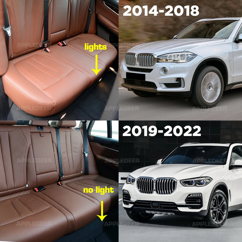 Car Floor Mats For BMW X5 F15 G05 Five Seats 2014-2024 2023 2022 2021 20 Custom Auto Foot Pads Carpet Cover Interior Accessories