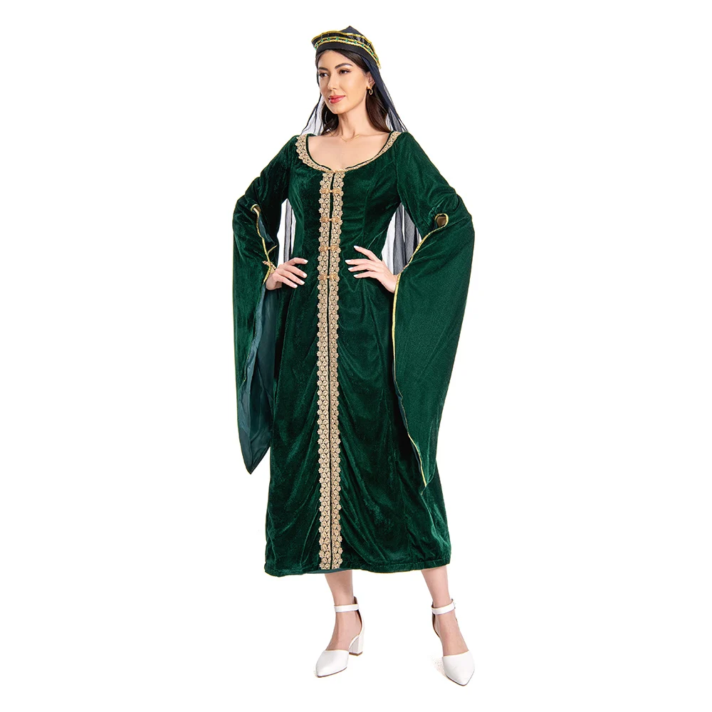 Alicent Cosplay Robe pour Femme, Film Dragon Roleplay, Net Costume, Voile, Halloween, Carnaval, Déguisement de ix, Trempé