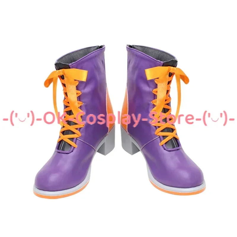 Game Pretty Derby Rice Shower Cosplay Shoes Halloween Carnival Boots Cosplay Prop PU Leather Shoes Custom Made