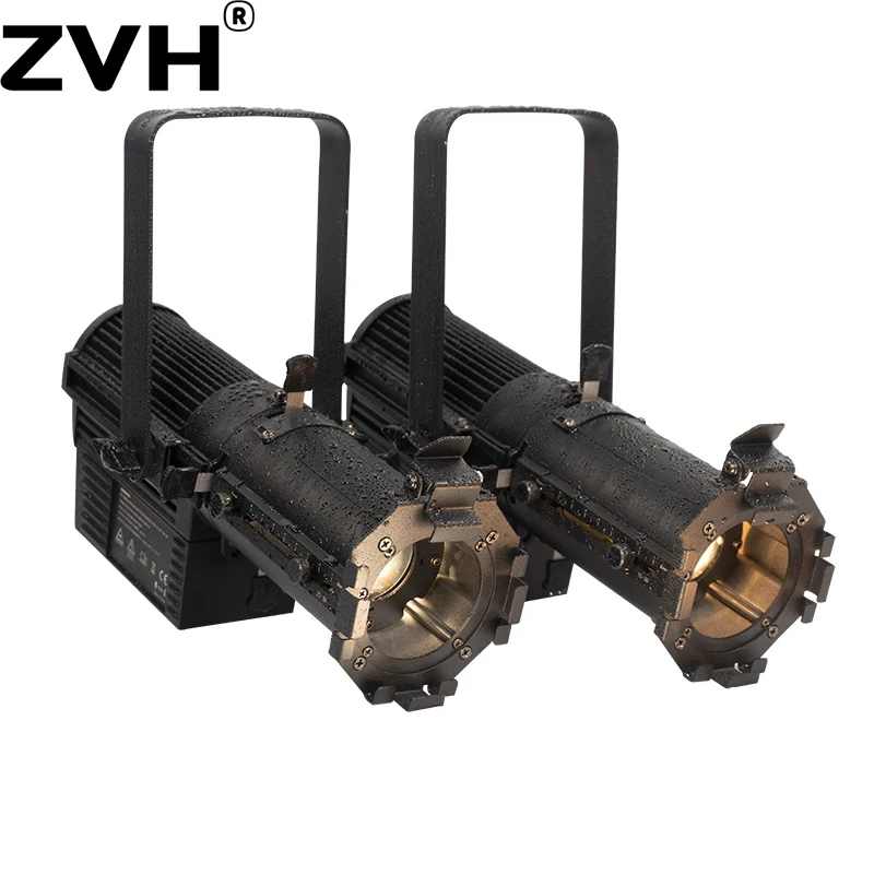 

2IN1 60W Warm Cold DMX LED Leko Profile Spotlight Waterproof Variable Zoom Ellipsoidal Projector for Stage Show Theater Museum