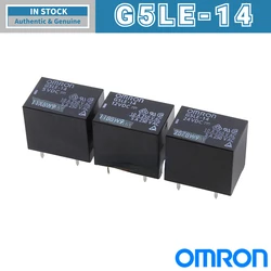 OMRON G5LE-14 Single Relay 1A4-5VDC 12VDC 24VDC DC12 24V 5PIN 10A New Original Authentic