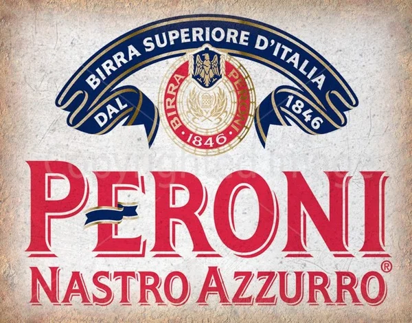 Peroni-cartel de Metal para pared, cartel de lata, cerveza, Pub, Bar, cueva de hombre