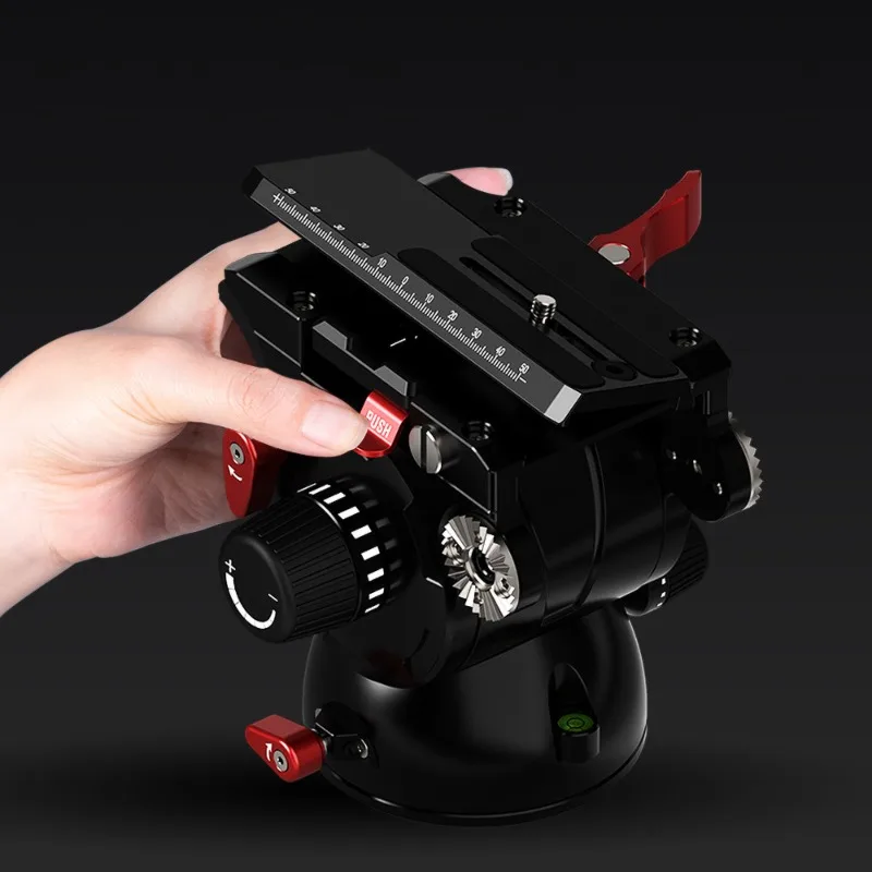 

K7 hydraulic gimbal, adjustable damping birdwatching SLR camera tripod wedding video