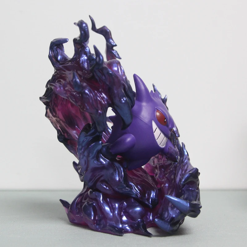 Pokemon Gengar Anime Figure Sun Snorlax Ghost Claw Action Figurine 18cm Pvc Statue Model Desk Decoration Collection Toy Kid Gift image 4