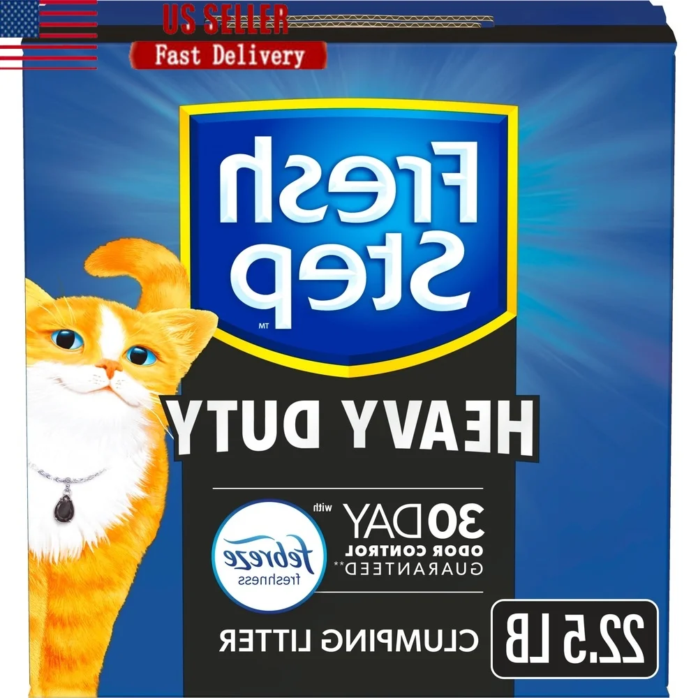 

Heavy Duty Clumping Cat Litter 30 Day Odor Control with Febreze Freshness Low Dust 3X Odor Eliminating Carbon