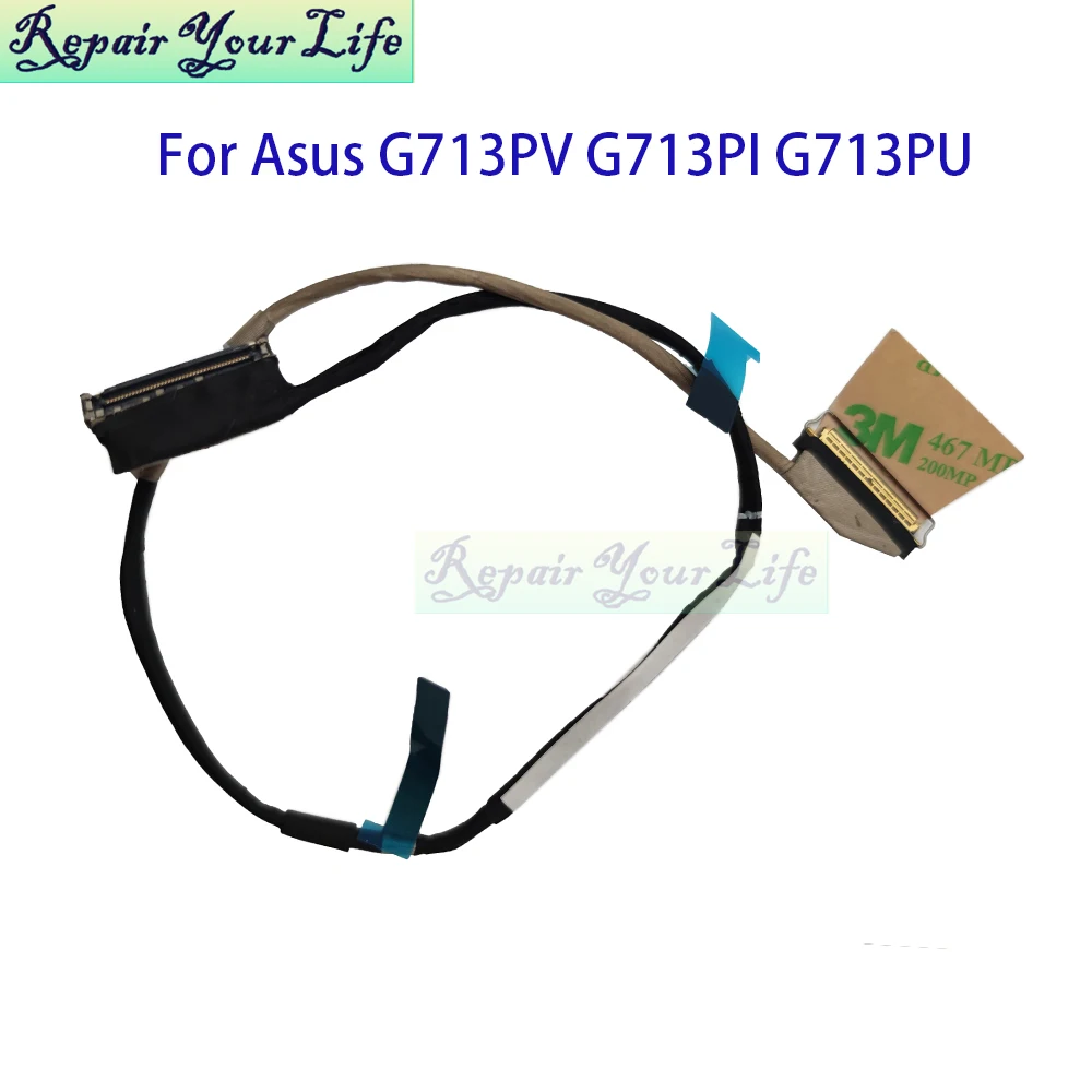 Cabo flexível FHD para notebook para Asus ROG Strix G713PV G713PI G713 PU 14005- 03680800   6017B 1897601   Cabos de exibição de tela LCD 240/165HZ