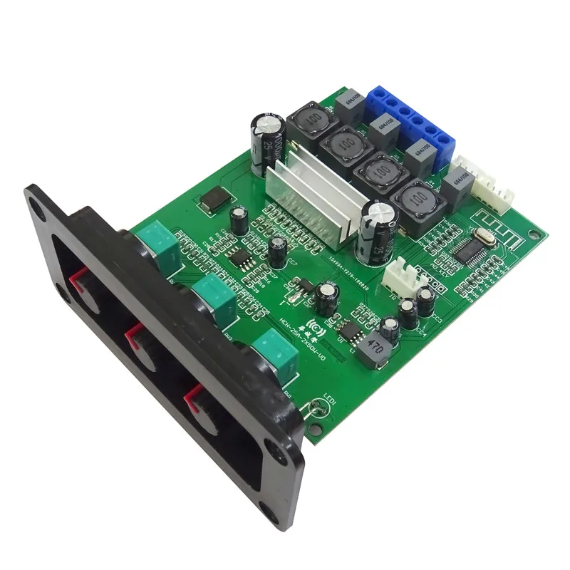 SOTAMIA Bluetooth 5.0 Amplifier Board 2x50W TPA3116D2 Sound Hifi Power Amplifiers Audio Stereo Mini Amp Treble Bass Adjustment