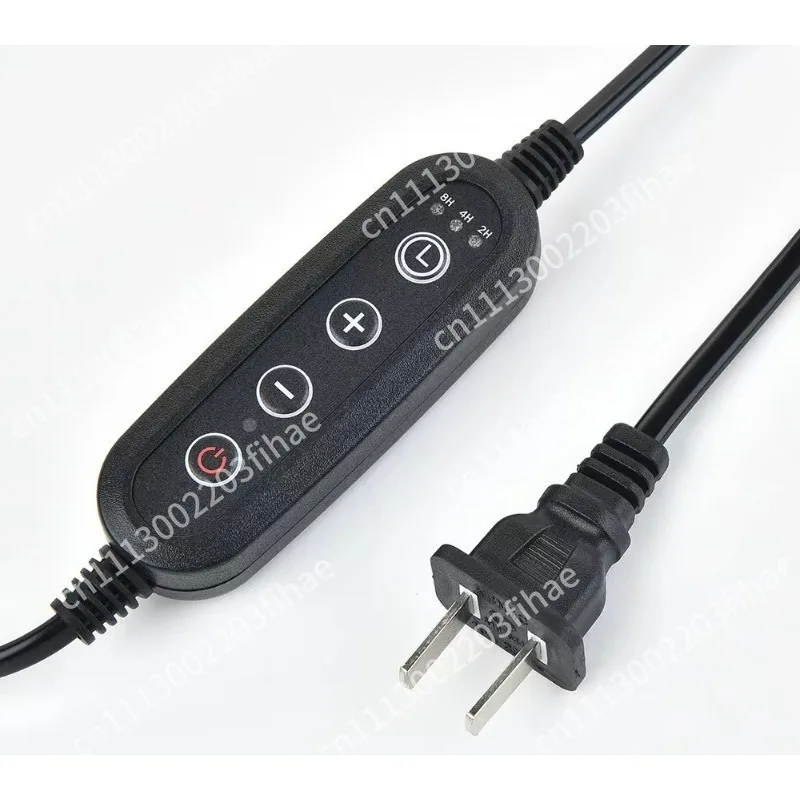 110V220V timing stepless dimming switch cable third gear color control controller plant light third gear control cable