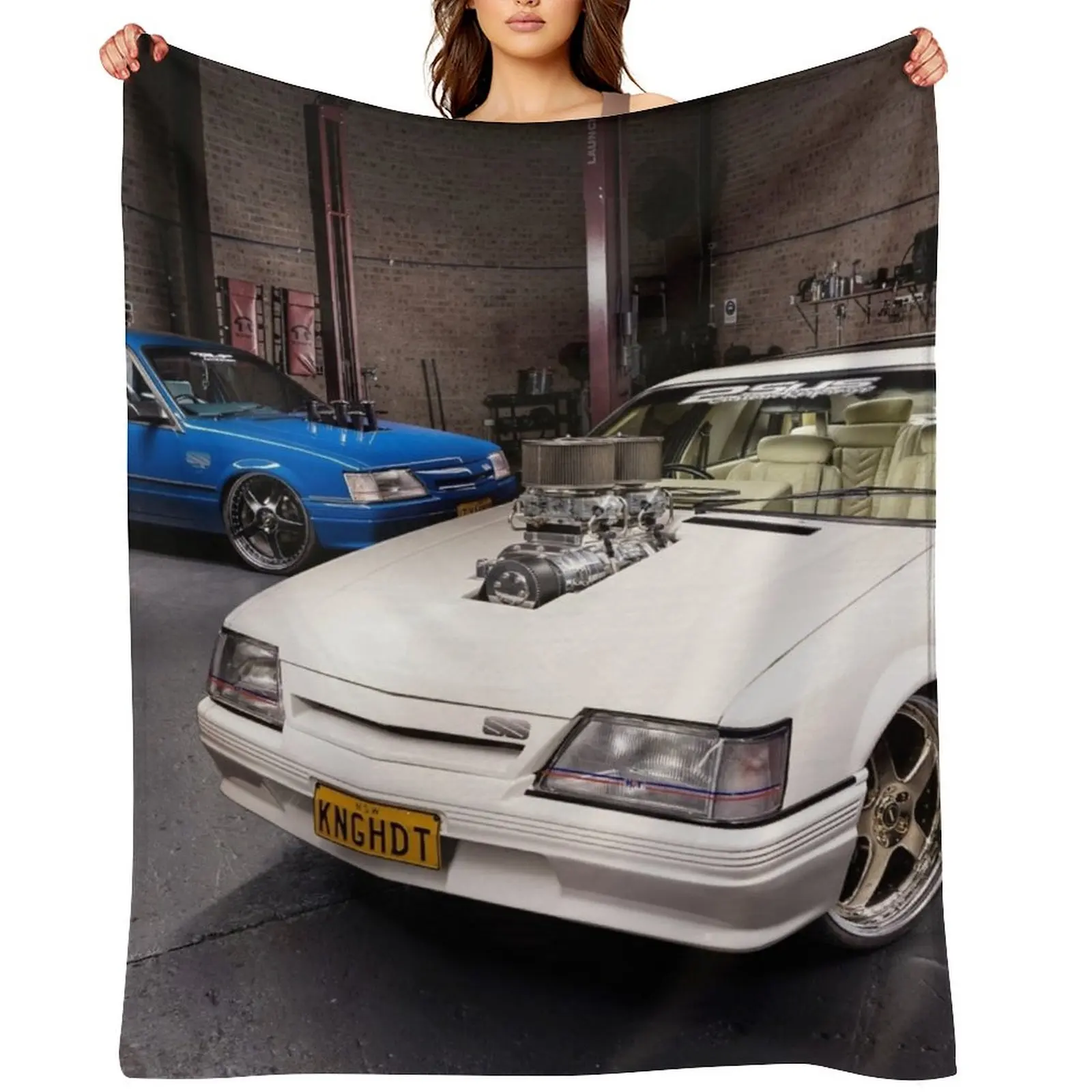 Ray and Tony's Holden VK Commodores Throw Blanket Thins Retros heavy to sleep Loose Blankets