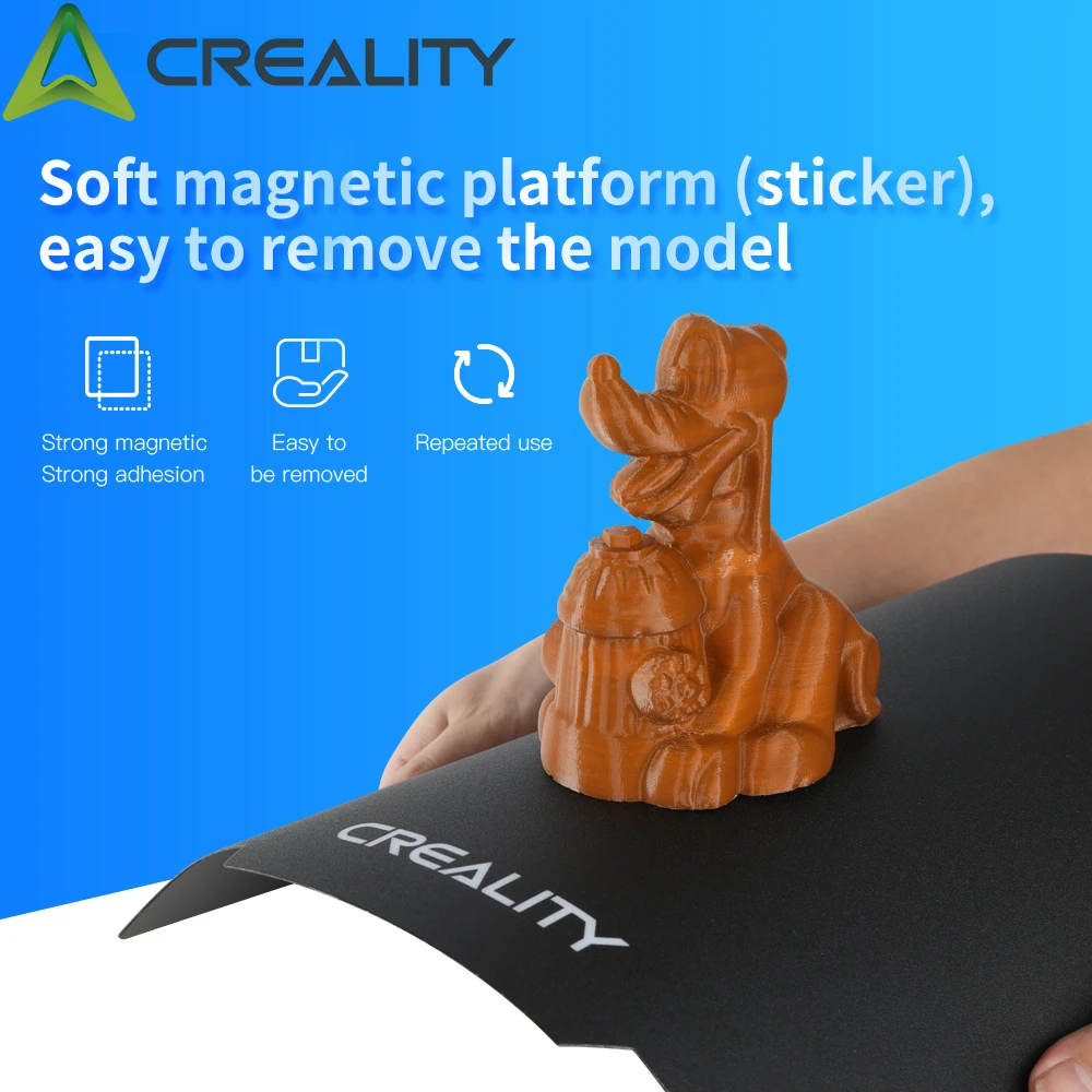 Creality Ender 3 Soft Magnetic Sticker Plate 235*235*1mm Creality 3D Printer Part Accessories For Edner3pro Heated Bed