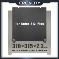 Creality PC Platform Board Kit 310 X 315 X2.3mm with Spring Steel and Soft Magnetic Sticker for Ender-3 S1 Plus 3d Printer Parts