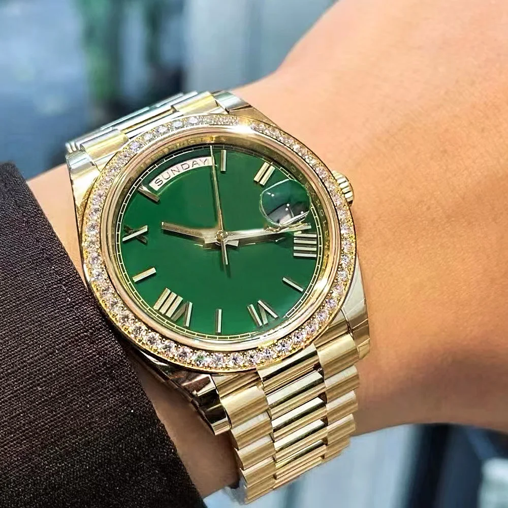 أحدث طراز لعام 2025 ساعة رجالية فاخرة كلاسيكية جديدة محدودة ساعة ميكانيكية أوتوماتيكية بالكامل متعددة الوظائف ساعة رجالية عصرية