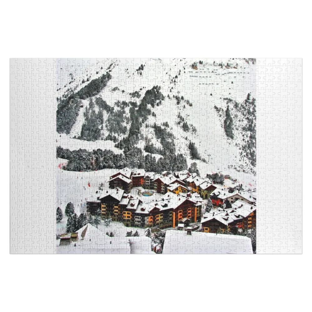

Les Arcs Arc 1950 Paradiski Ski Area French Alps France Jigsaw Puzzle Picture Personalized Baby Object Photo Custom Puzzle
