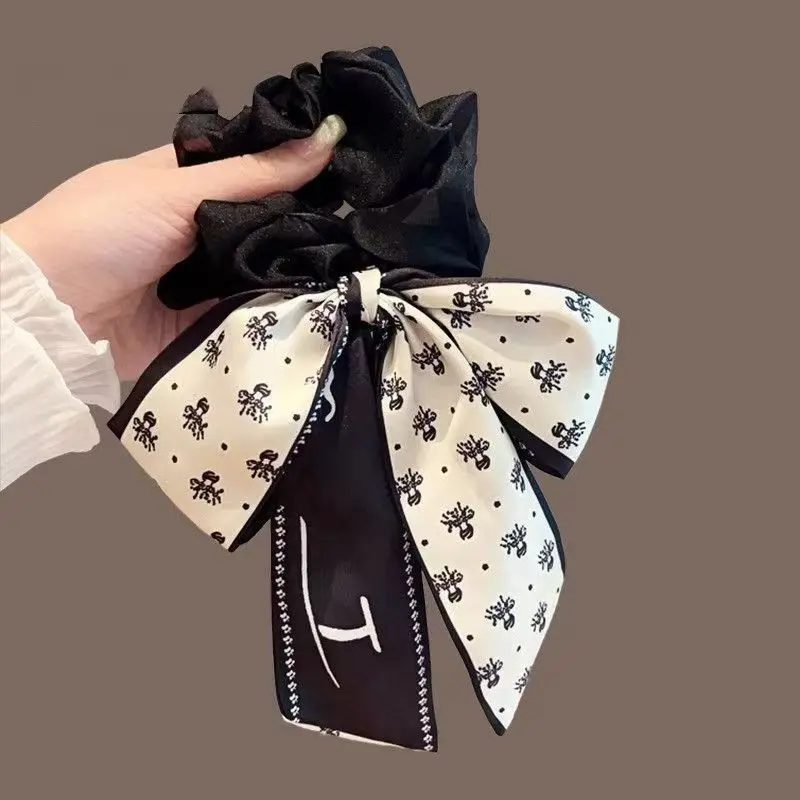 قوس زهور جديد لعام 2025، رباط شعر للأمعاء الغليظة، ربطة شعر نسائية، رباط شعر، أغطية رأس شريطية، ربطة شعر إكسسوار للشعر #5
