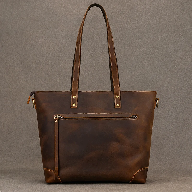 Woman shoulder bag luxury designer handbag for laptop large capacity male sling bag crossbody tote bags vintage fashion lady bag view 2
