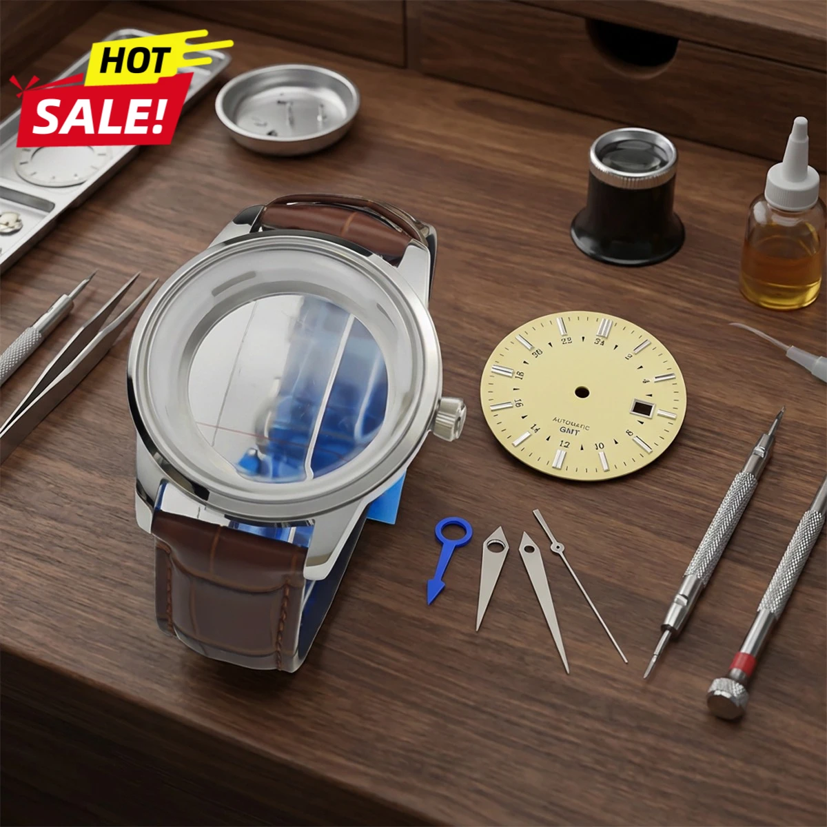 

Корпус и стрелки для механических часов 35 мм, циферблат NH34 с поверхностью GS и эффектом солнечных лучей, циферблат NH35, для модификации Seiko.