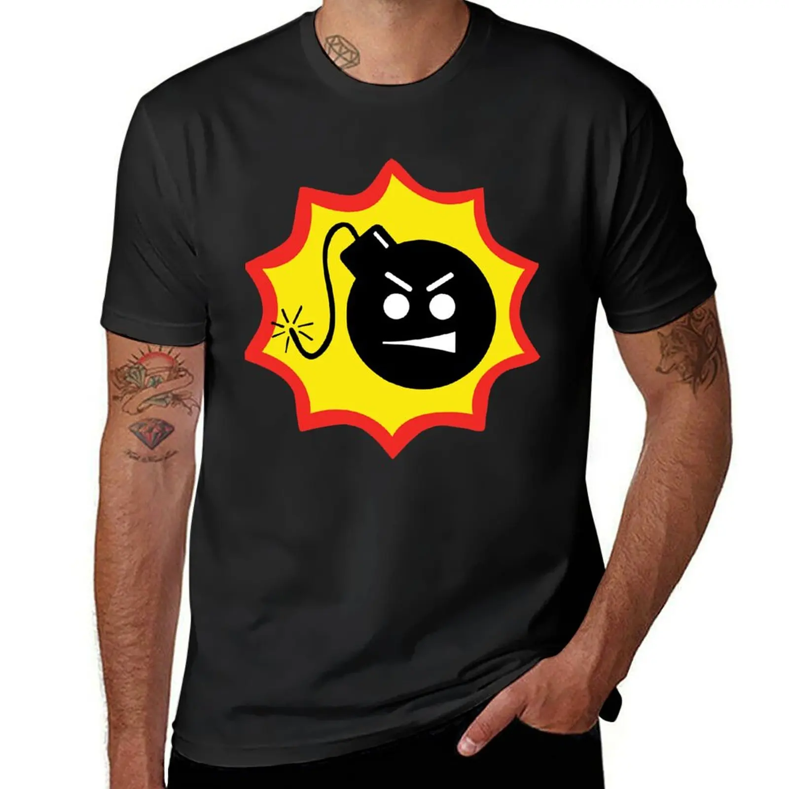 

Serious Sam Bomb Logo Classic T-Shirt summer clothes cotton graphic tees shirts graphic tees compression shirt men