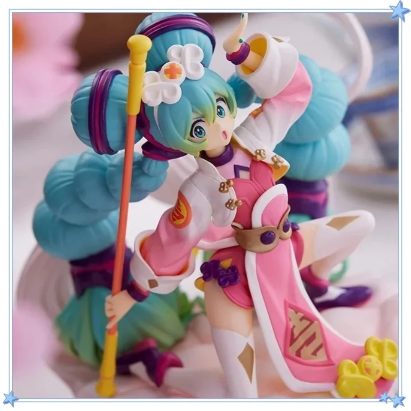 

Genuine Furyu Tenitol Hatsune Miku Chinese Style Original Exquisite Figurine Kawaii Holiday Gift Home Furniture Trend Play Toy
