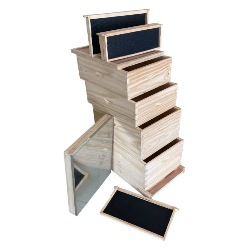 

National Beehive Supplier Insulated Wooden Langstroth Beehives with 4 Boxes of New Condition Beekeeping Equipment