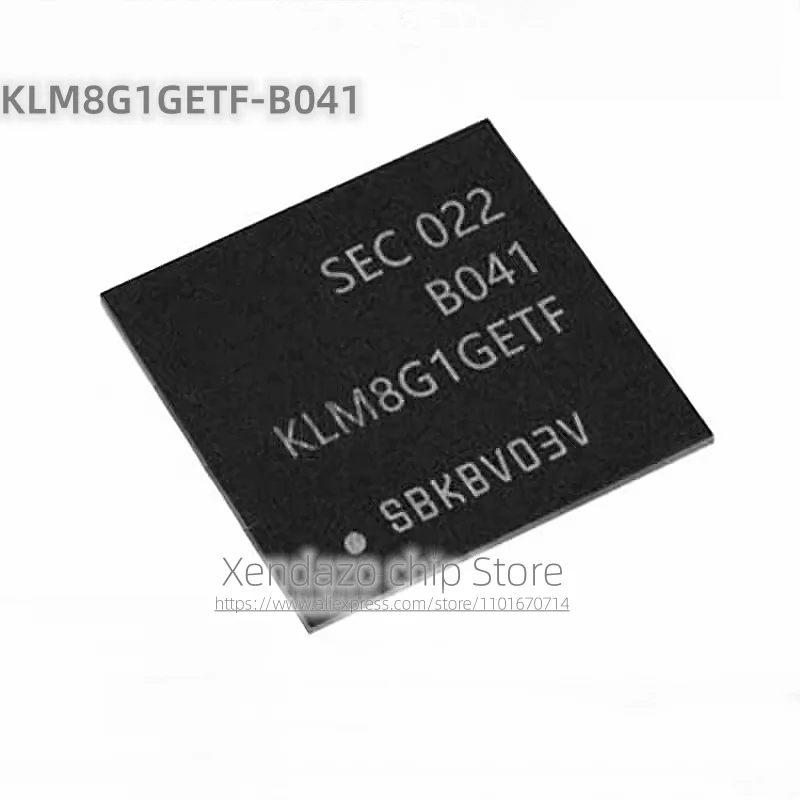 2pcs/lot KLM8G1GETF-B041 KLM8G1GETF BGA package Original genuine Memory chip