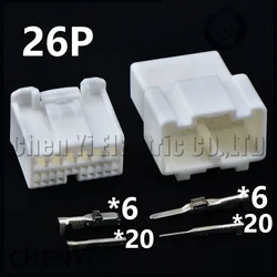 26 Pin Automotive connector ECU controller wiring harness plug 90980-12561 1318757-1 1746863-1 ST730676-3 For Toyota