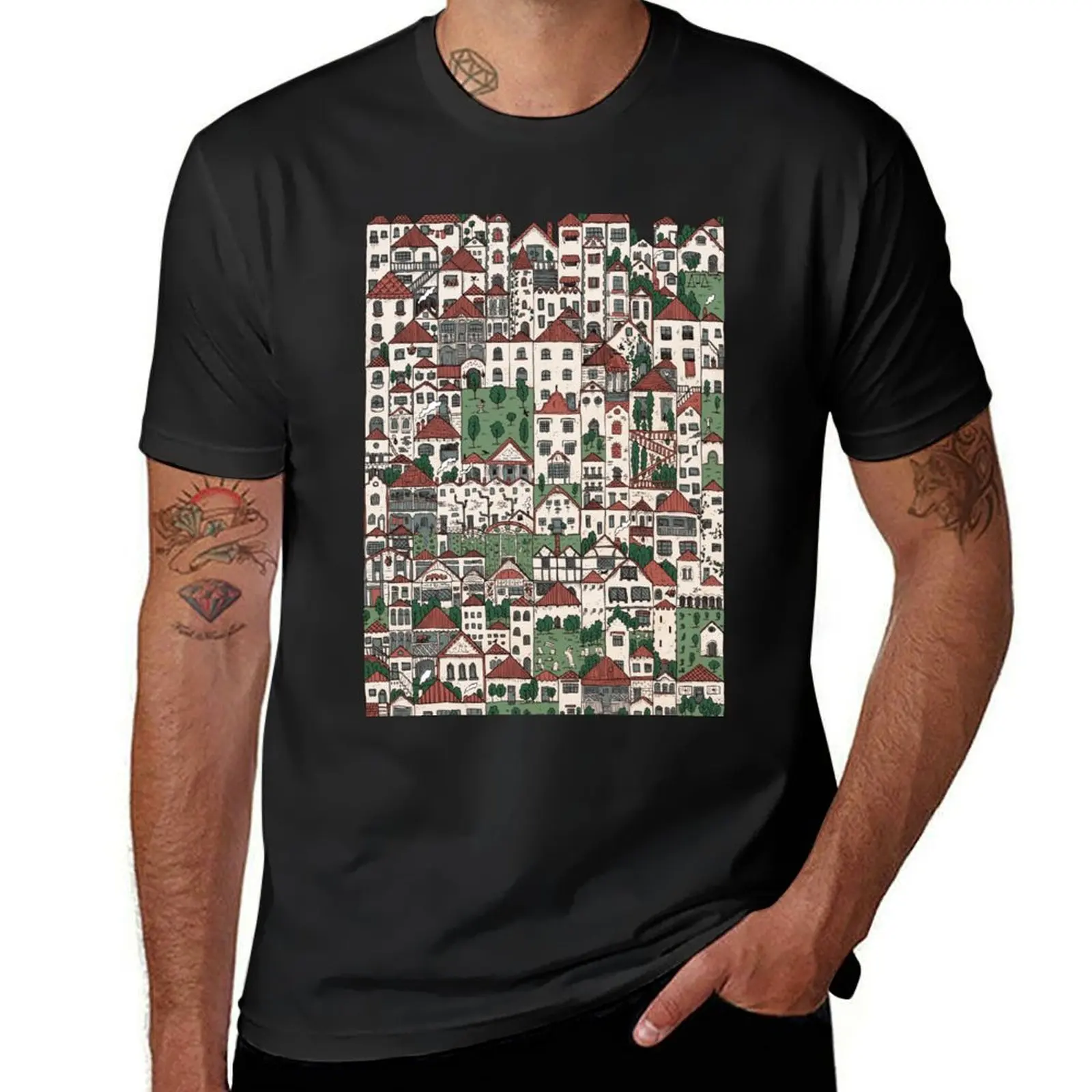 

The Town T-Shirt new edition summer tops plus size tops heavy weight t shirts for men
