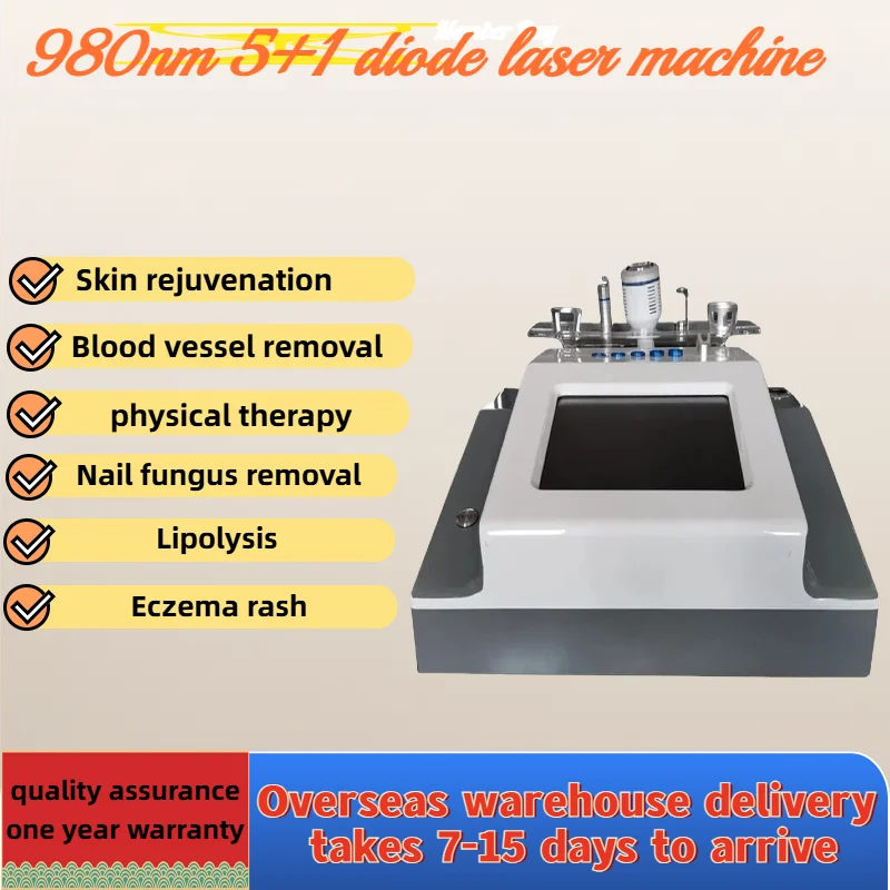 

2025 New 980NM Portable Semiconductor Laser High Power Beauty Equipment for Spider Pattern and Red Blood Silk Removal