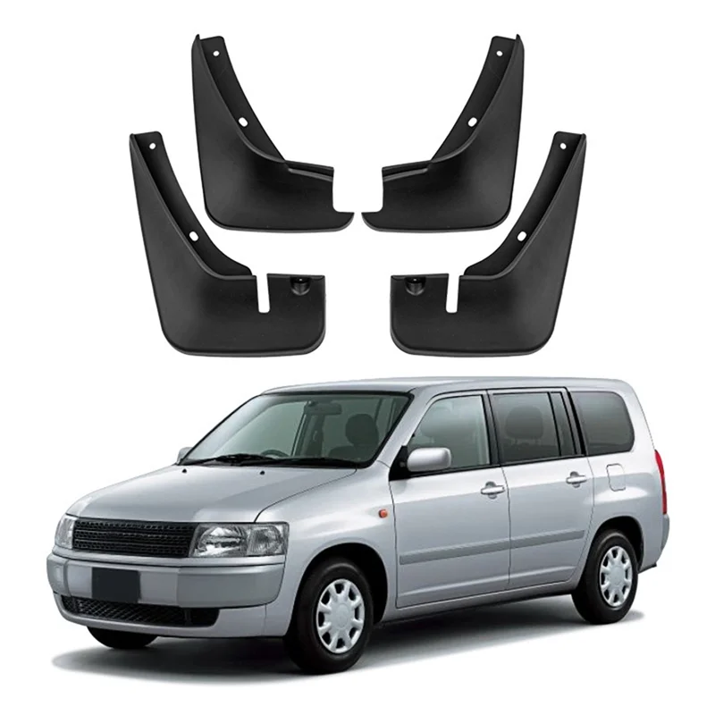 

4PCS Car Mudguard Mud Flaps Splash Mud Guard Fender For Toyota Probox 2002-2008 Car Accessories