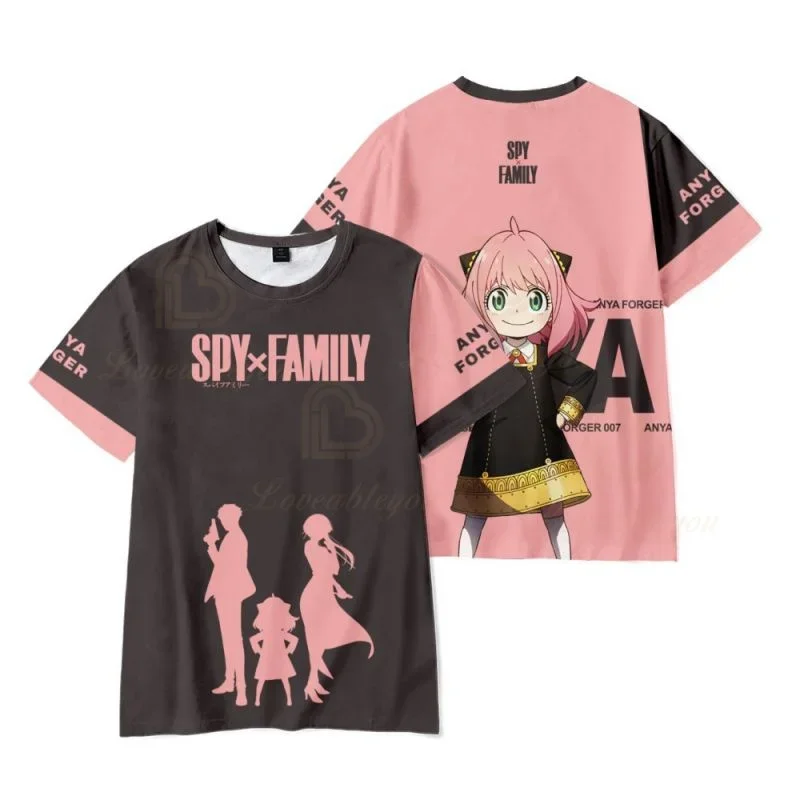 Summer T-shirts SPY×FAMILY T Shirt 2023 T-shirts Cosplay T-Shirt Men Women Children Trend Streetwear New Design Clothing