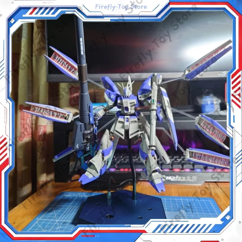 

In Stock YUNGUI KMR RX-93- 2 Assembly Model Kits Alloy Skeleton Action Figure Restoration Edition 1/144 Robot Plastic Model Gift