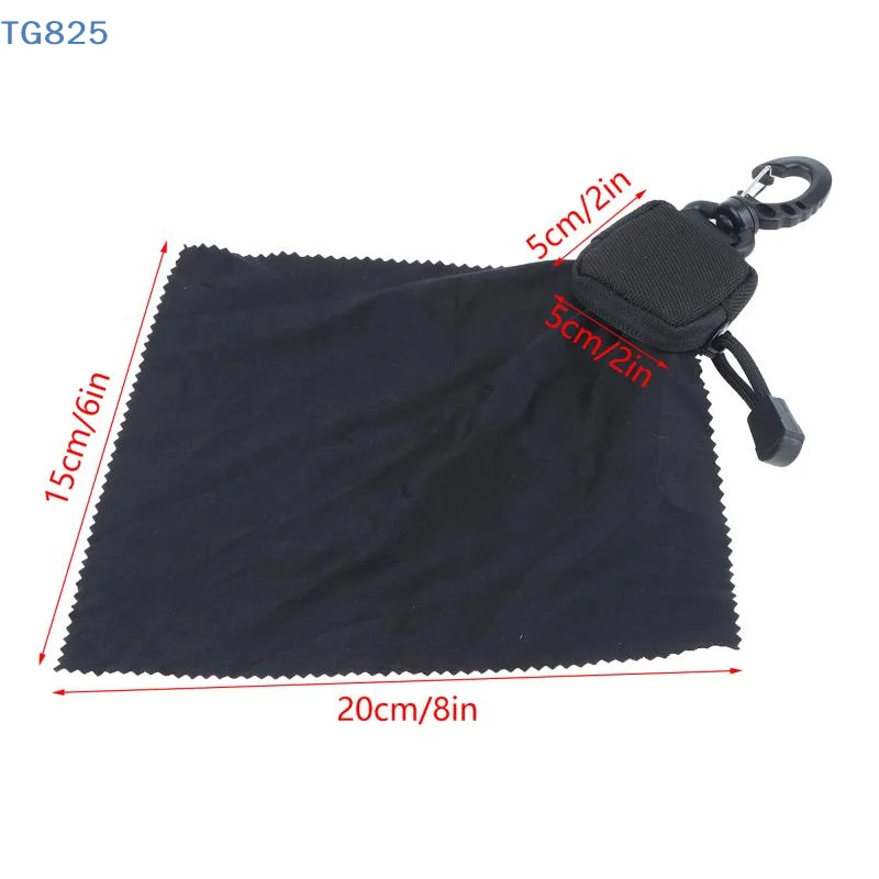【AN】【SA】Storage Eyeglass Cloth Bag Ultra-Fine Fibers Cleaning Cloth One-piece Folding Storage Eyeglass Cloth Accessorie - view 6
