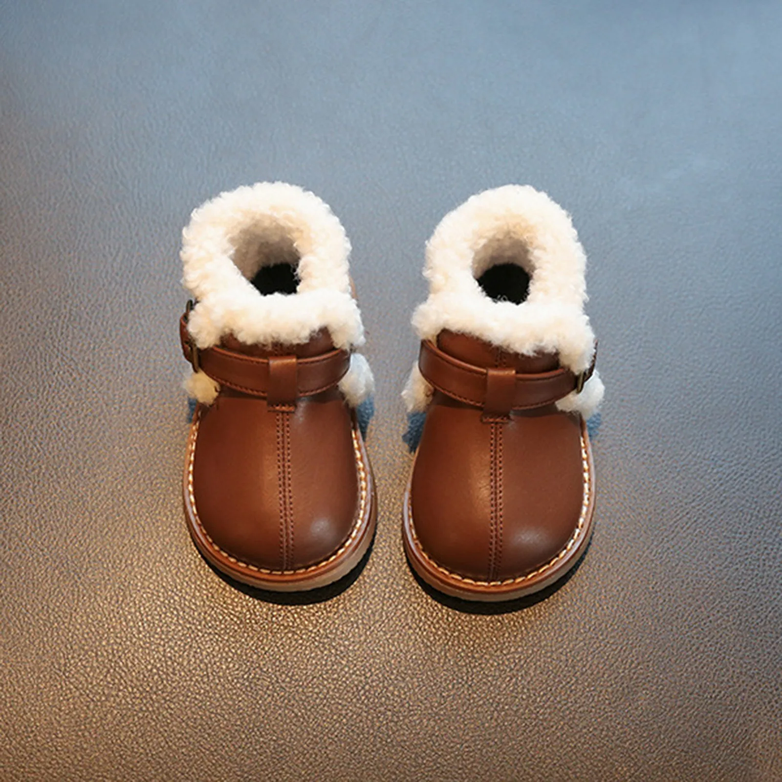 Girls Knee High Snow Boots Baby Girls Shoes Autumn And Winter Baby Girls Walking Shoes Soft Soled Shoes 1 2 Girls Rising Boots