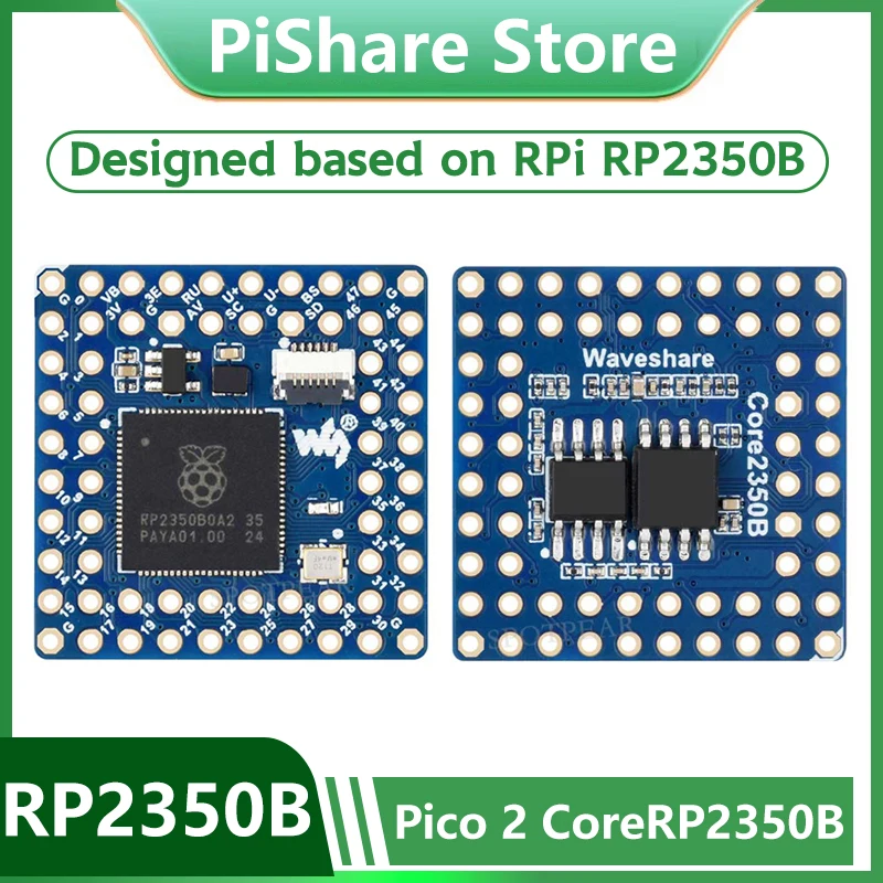 

Raspberry Pi Pico 2 RP2350 Core2350B Core Board PSRAM Pico 2 RP2350
