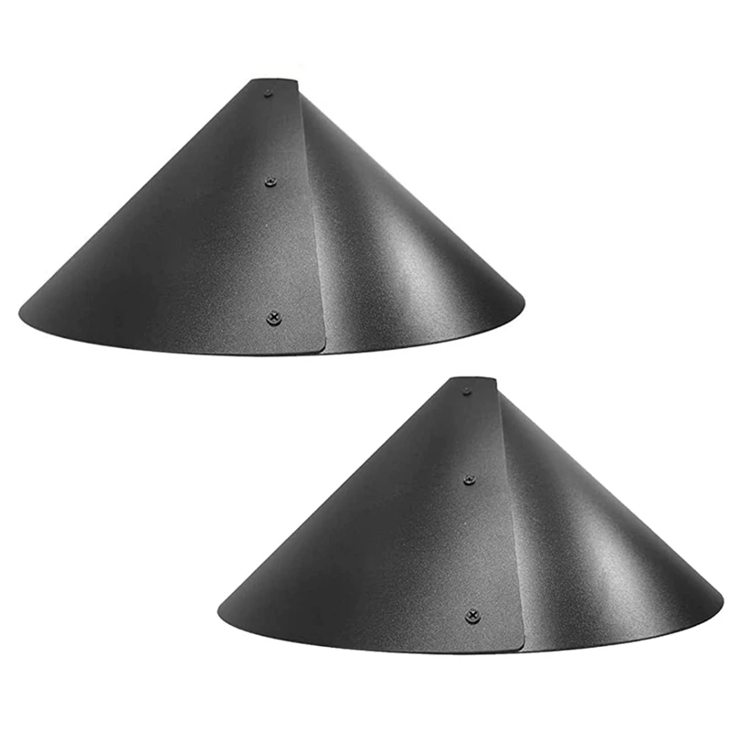 

2 Pack 19 Inch Foldable Squirrel Baffle for Bird Feeder Pole, Squirrel Guards for Bird Feeders